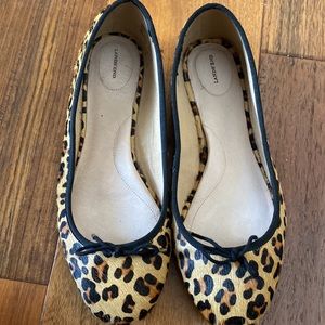 Lands End Animal Print Flats